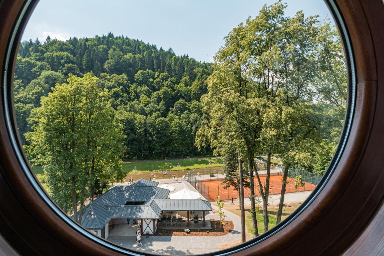 Szczawnica Park Resort & Spa Esterno foto View from the observation tower